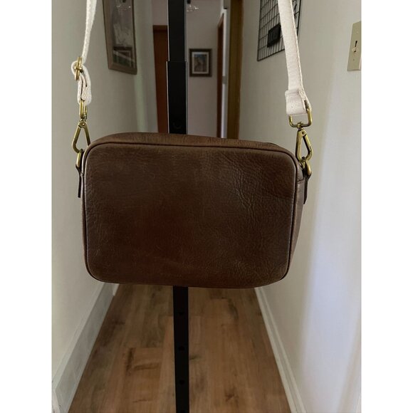 EUC Madewell The Transport Large Camera bag Suede Insert Crossbody Bag - Picture 3 of 8